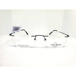 Naturally Rimless NR-374 Eyeglasses Navy 51-19-140